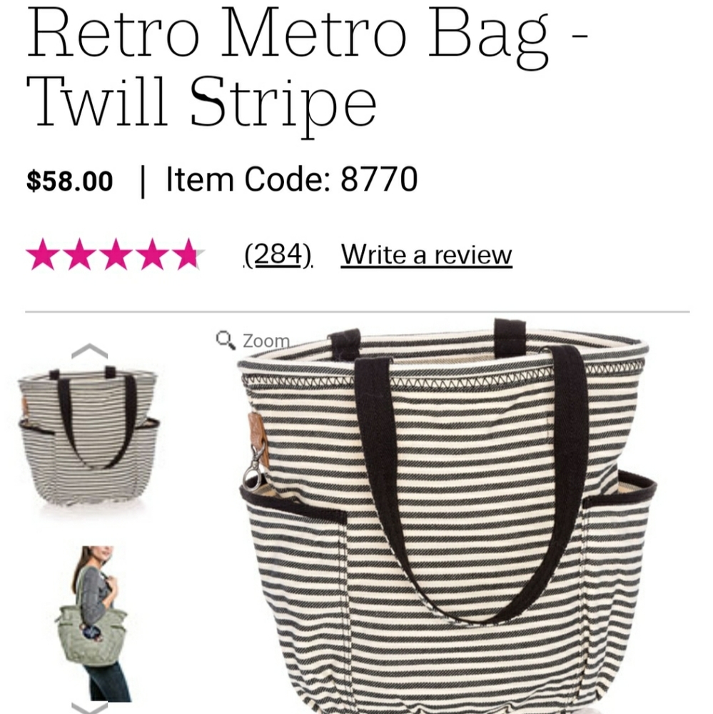Retro metro bag
